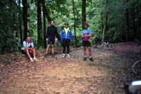 Group photo at the top of South Butano Fire Trail.