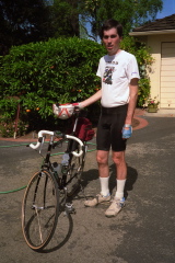 Bill getting ready to go.