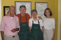Dinner at the Health Deli.