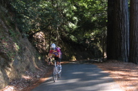 Mike Harding climbs Bear Gulch Rd. (2100ft)