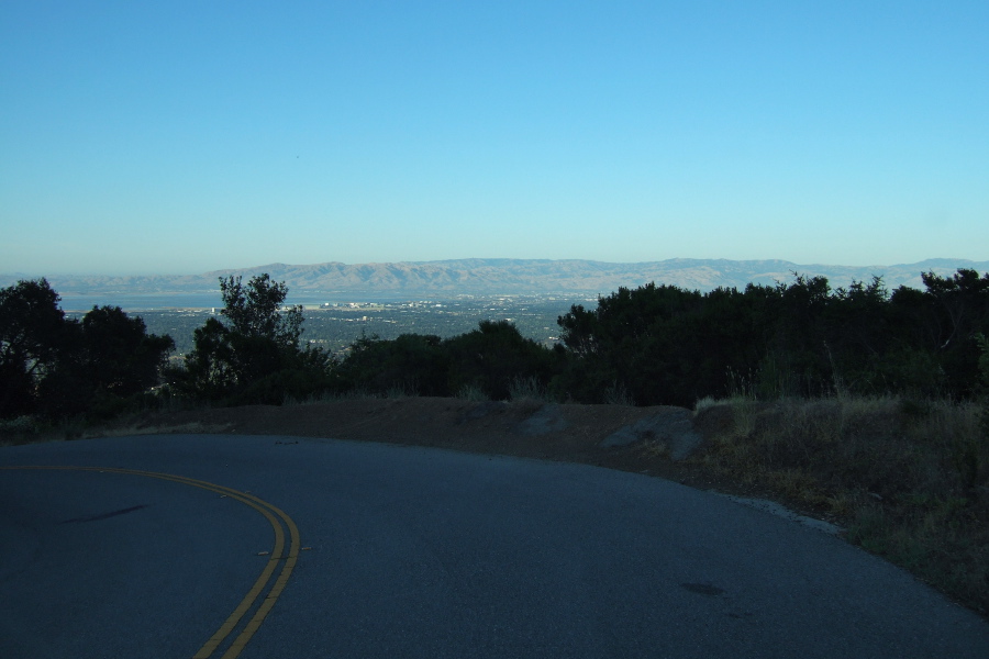 View of the south bay from Page Mill Road