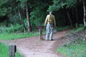 Trail to Grizzly Flat Trailhead (to the right)