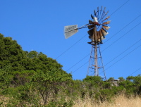 Dempster windmill (probably a No. 12) on Russian Ridge (2300ft)