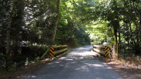 One of the wooden bridges across Stevens Creek (930ft)