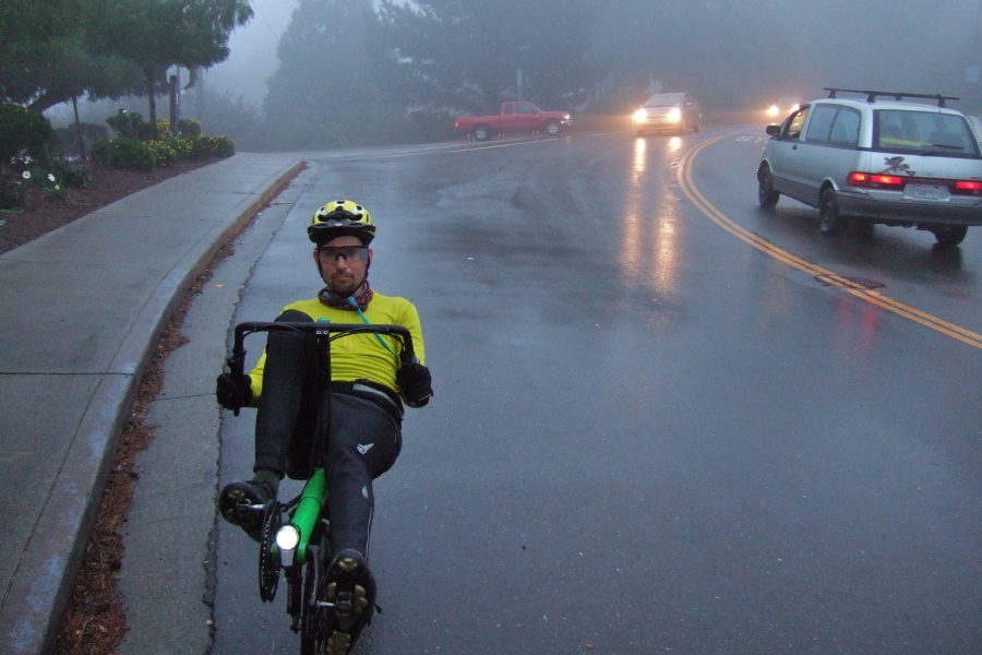 Zach finishes just as the rain resumes.