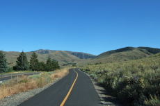 Taking the bike path through Elkhorn Valley