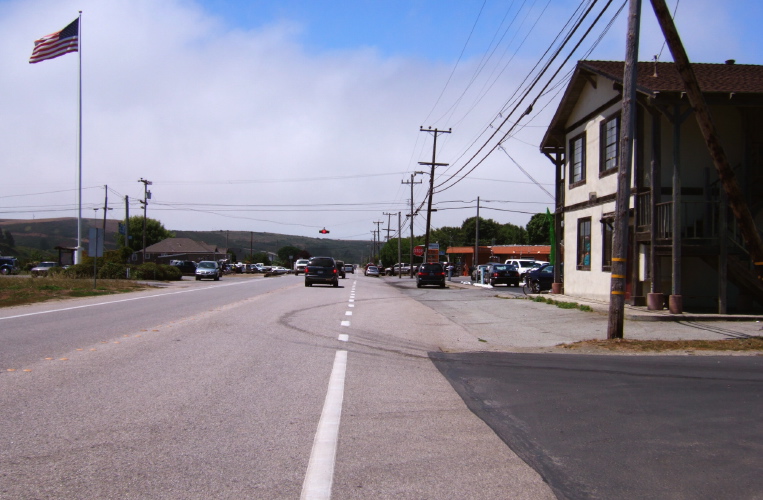 Arriving in Pescadero.