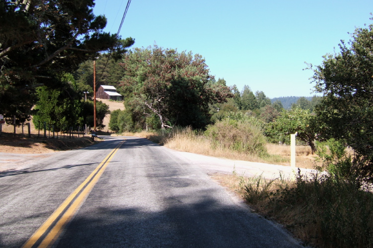 Passing the apple orchards on Smith Grade Rd.