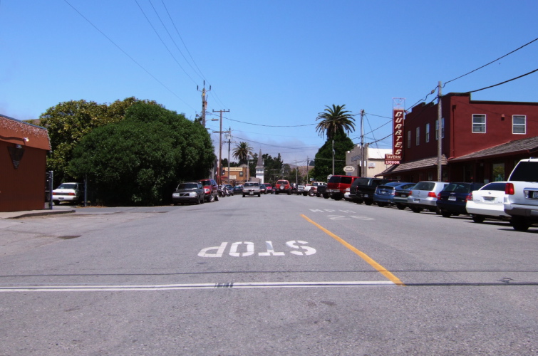 Downtown Pescadero.