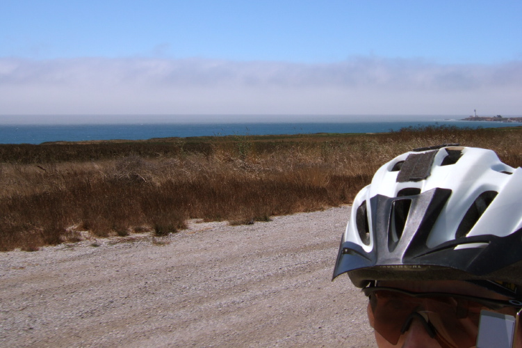 Fog bank hanging over the ocean at Whaler's Cove.