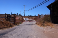 Last Chance Rd. gate at Swanton Rd.