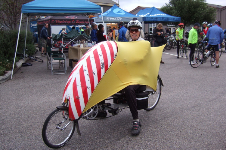 Bill getting ready to start.