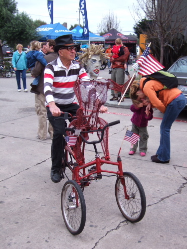 Winner of the Goofiest Bike Award.