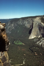 Taft Point (left) and El Capitan