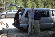 Bill and David at the end of the hike