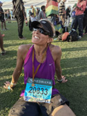 Happy to be done, but feeling a little ill.  Photo courtesy of Michael Thompson.