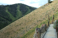 Bald Mountain summit from the Observation Deck