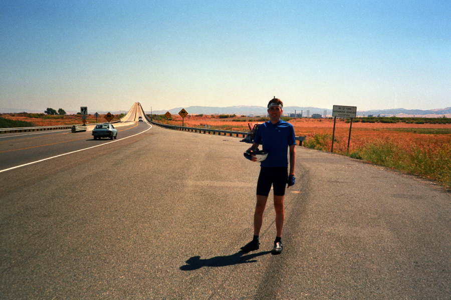 Bill at the Antioch Bridge