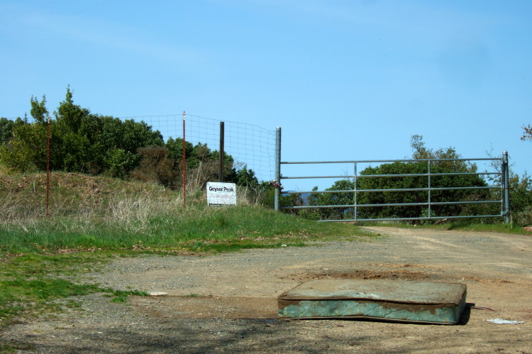 Road to Geyser Peak. (3458ft)