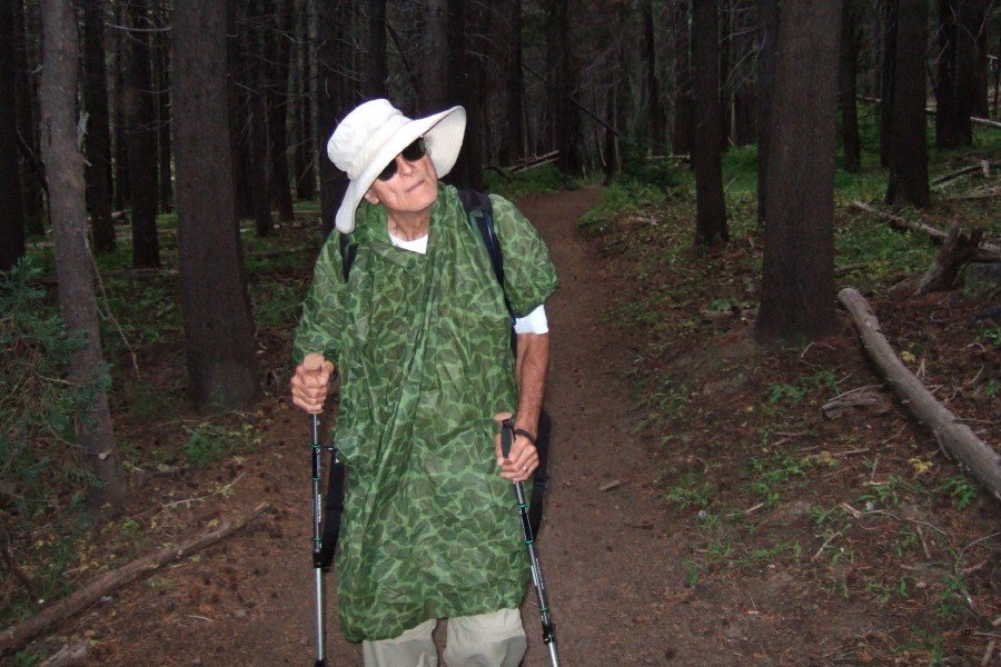 First we have to hike through a dark forest near Olaine Lake.
