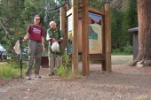 Bill and David at the trailhead.