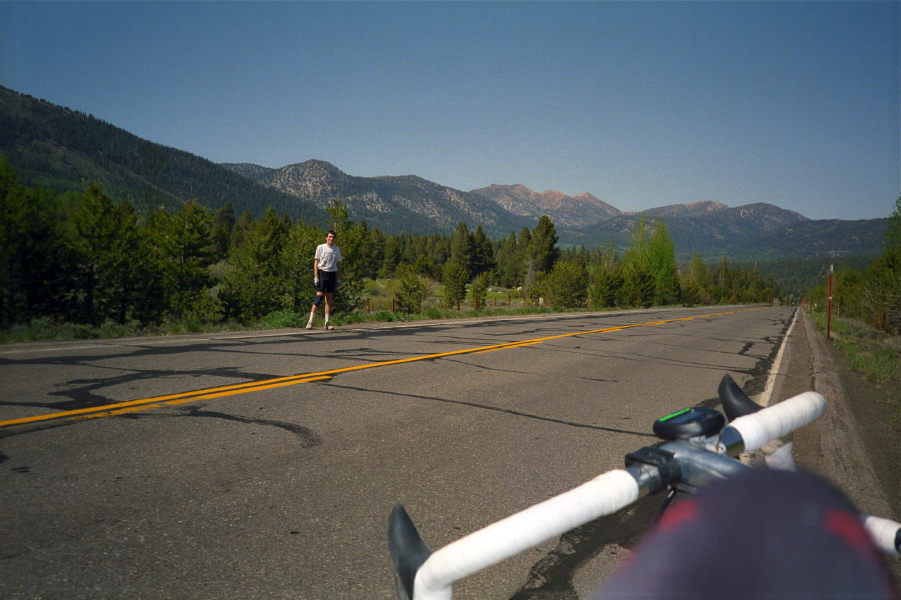 View down into Hope Valley.