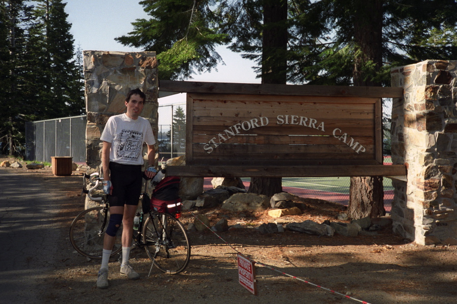 Bill at the end of the ride.