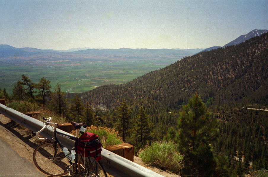 View of Carson Valley from Kingsbury Grade.