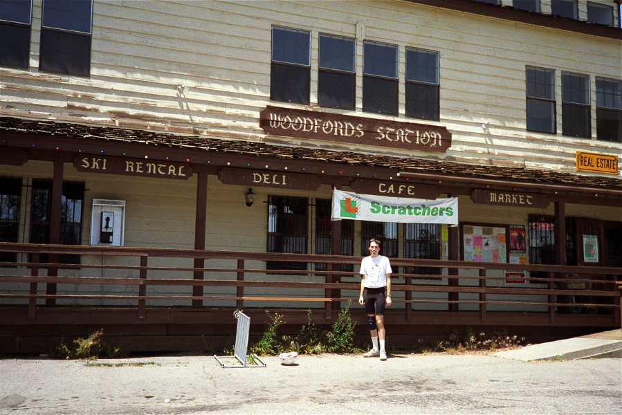 Stopping at Woodfords Station.