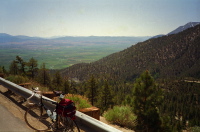 View of Carson Valley from Kingsbury Grade.