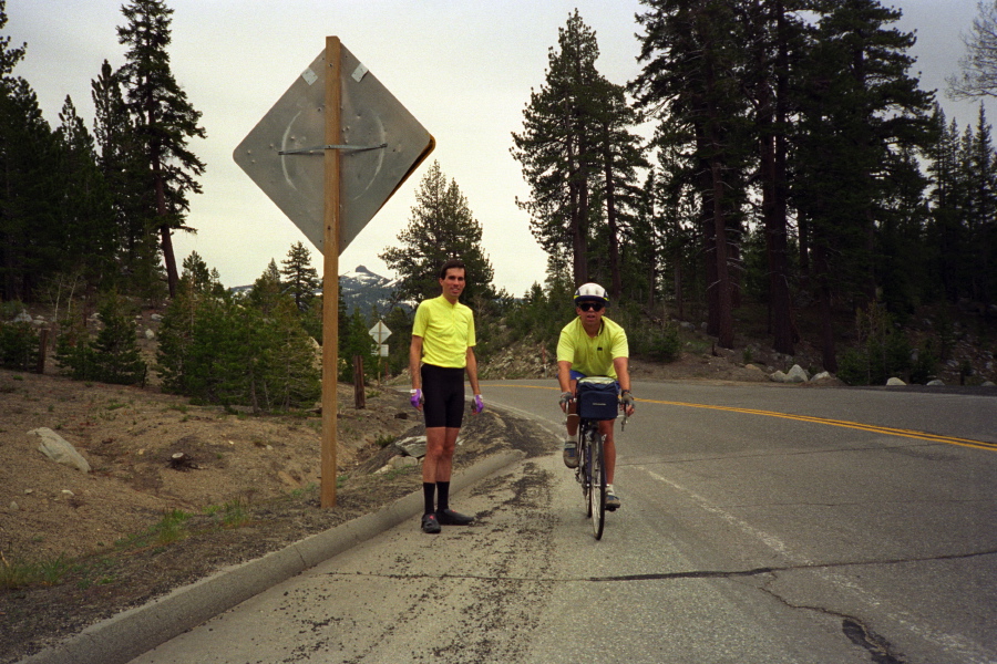 Bill and Gardner at Luther Pass.