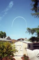 A looping maneuver