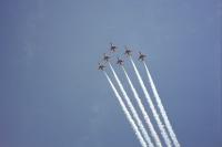 Right over us