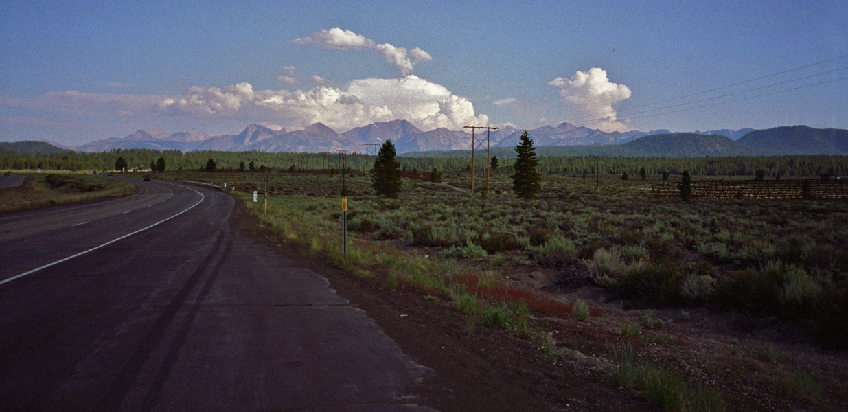 View of the Sierra Crest from Crestview.