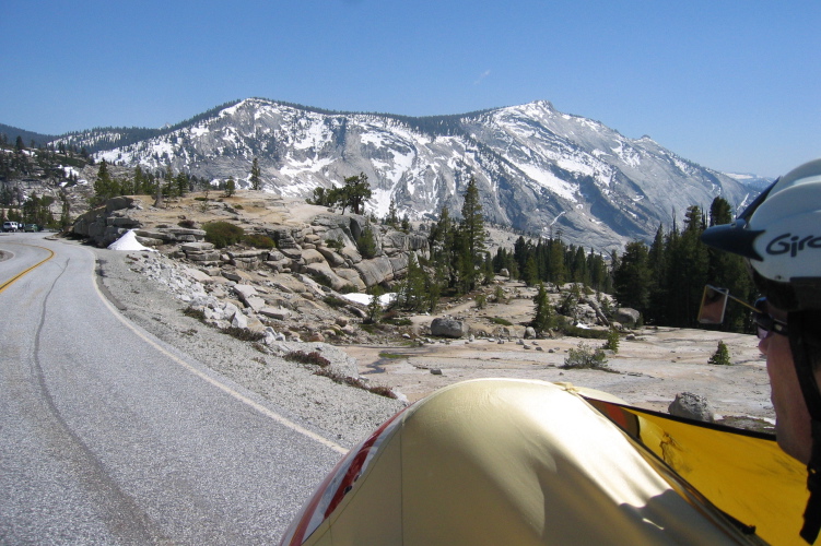 Nearing Olmstead Point on Tioga Rd. (8440ft)