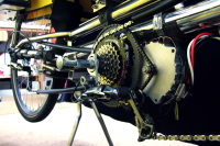 Complete drivetrain seen by motor.