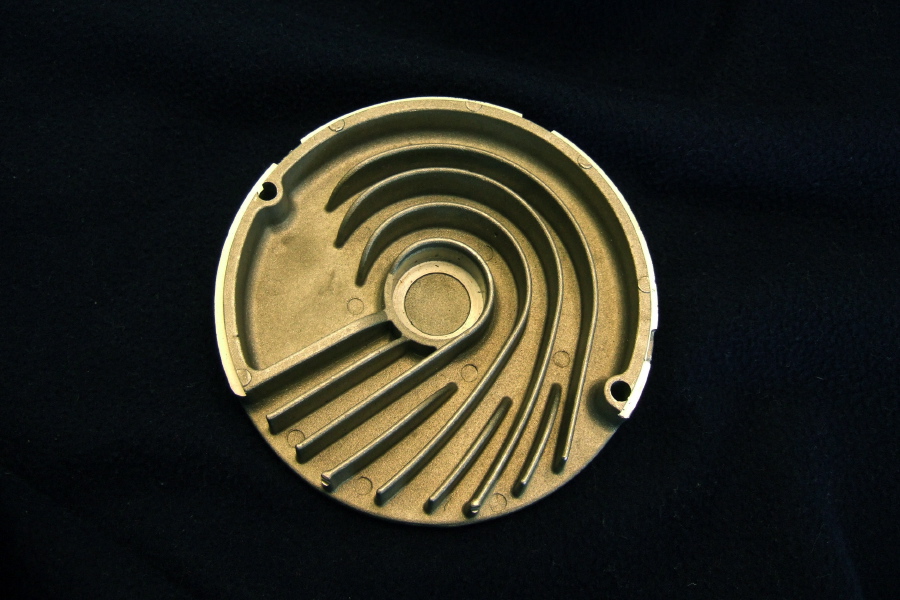 Vents for cooling interior of motor molded into rear cap.