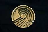 Vents for cooling interior of motor molded into rear cap.