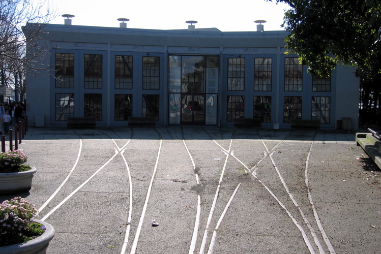 Old roundhouse on the Embarcadero
