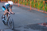 A Health Net rider starts up Telegraph Hill. (2)