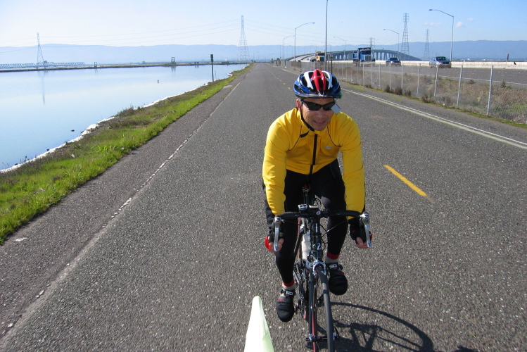 Greg Wong east of the Dumbarton Bridge (1)