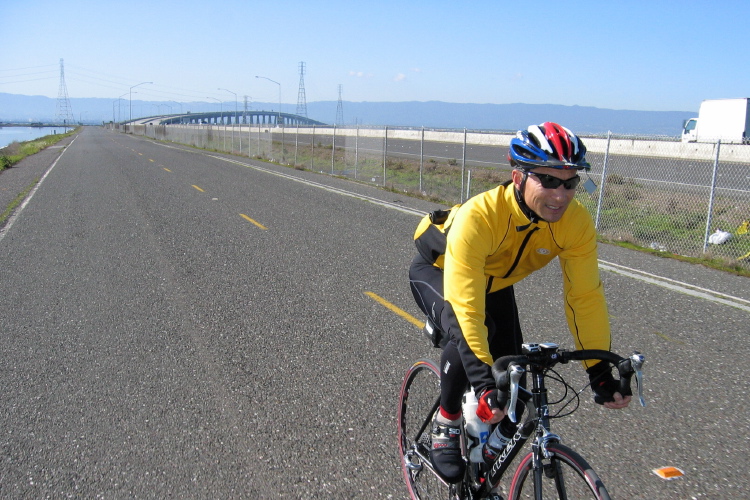 Greg Wong east of the Dumbarton Bridge (2)