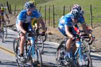 George Hincapie looks relaxed.