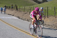 More riders split from the peloton (8)