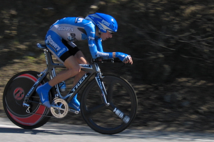 Janez Brajkovic crests Bailey Rd.