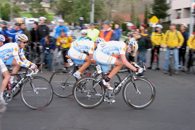William Frischkorn checks his power at Piedmont and Sierra Rds.