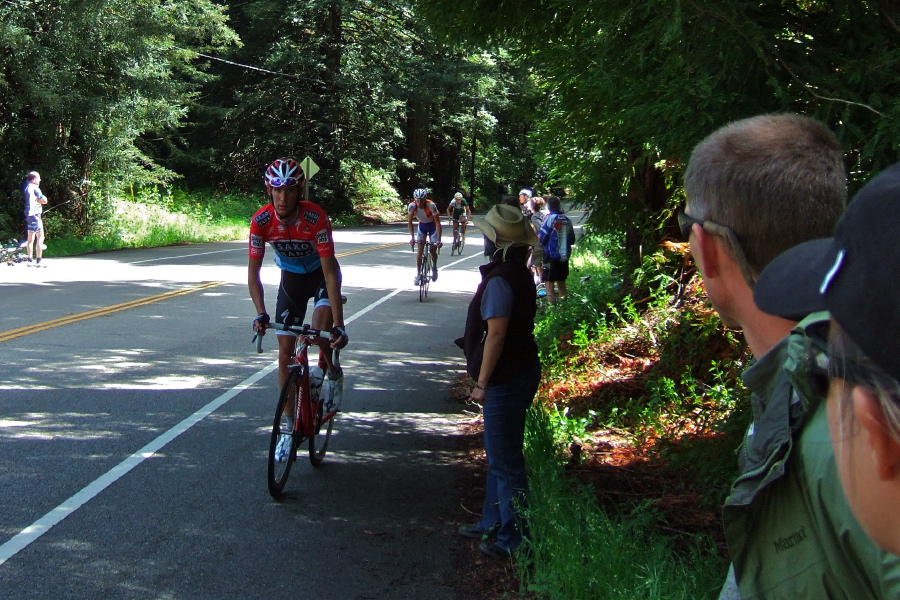 Andy Schleck is taking his time.