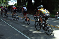 And there goes the current tour leader, Brett Lancaster.