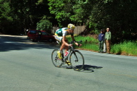 Reid Mumford flies down Empire Grade.