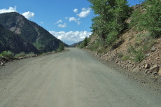 But, the road is mostly well-graded and smooth.